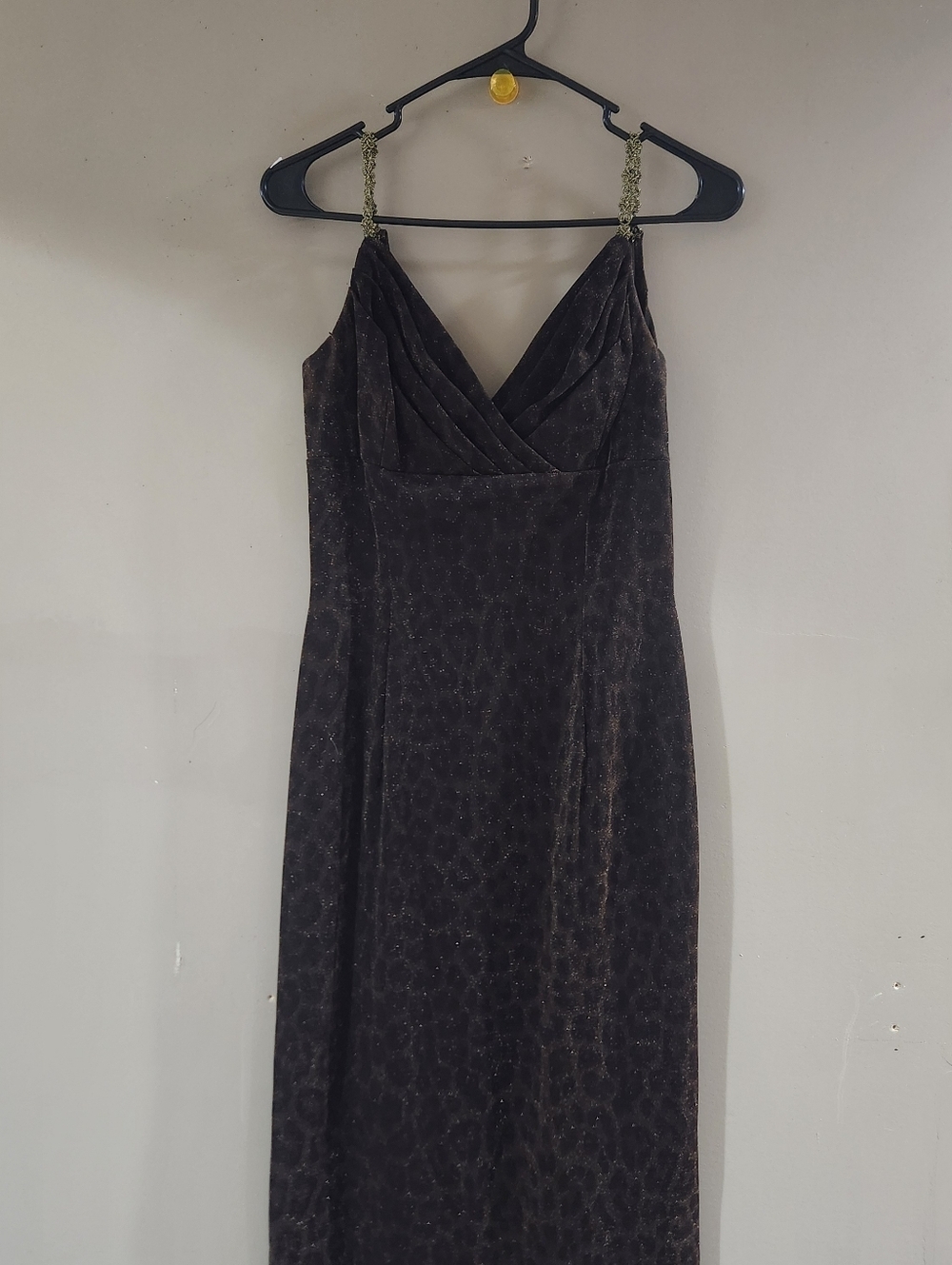 Scott Mcclintock Vintage 90's Leapord Print Maxi Dress Sz 8